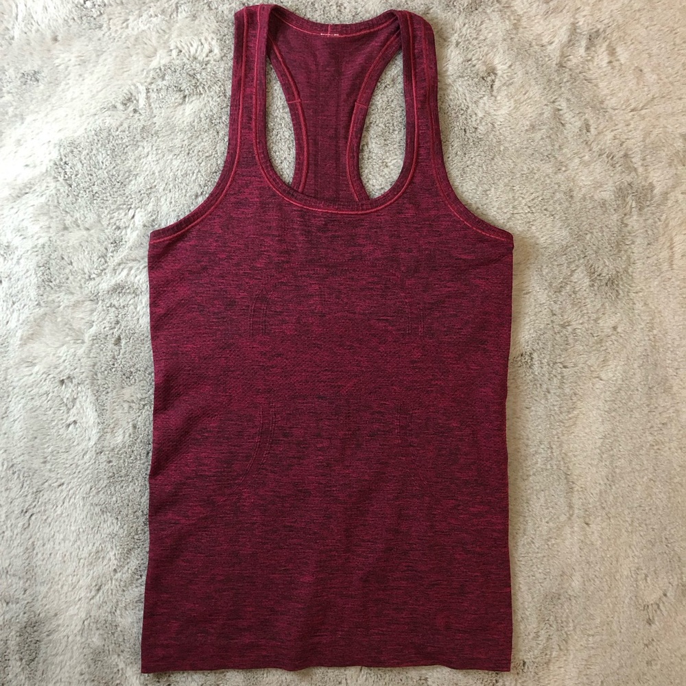 Women's Racerback Tank Top - Burgundy